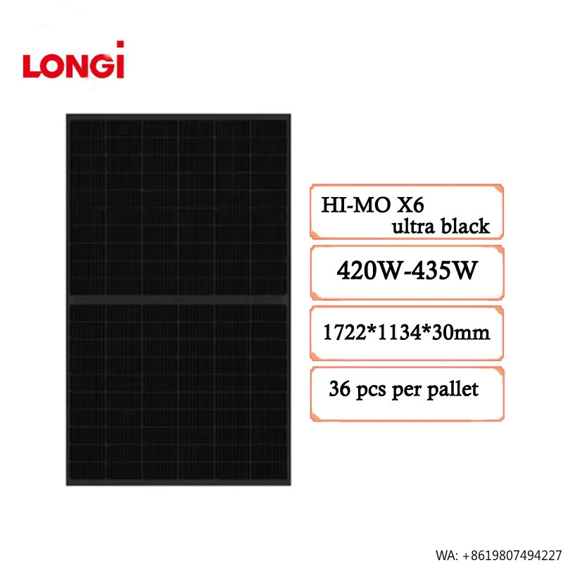 Longi Panel Lr5 - ロンジ ハイモX6 アーティスト LR5-54HTDB 420-435M ウルトラブラック
