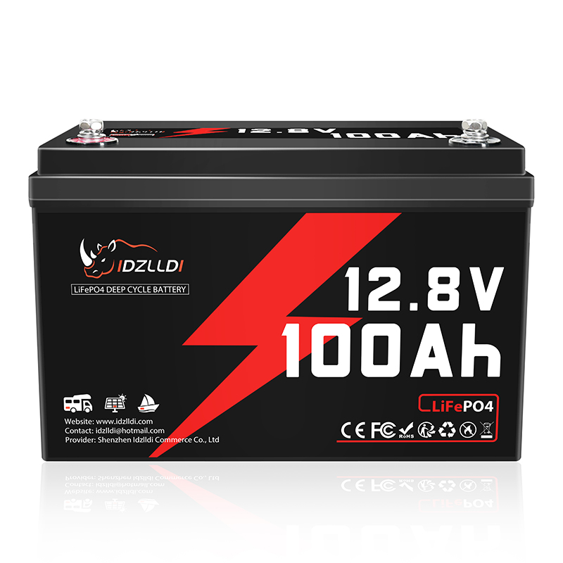 Renewable Energy Source - IDZLLDI 12.8V 100Ah LiFePO4 バッテリー内蔵 100A