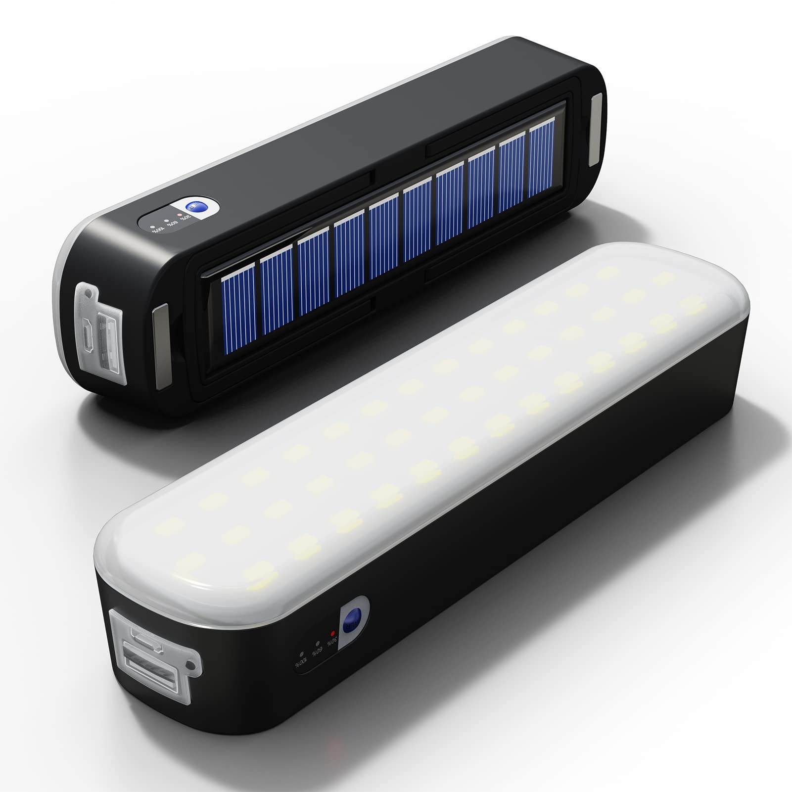 Renewable Energy Source - 充電式ソーラーランタン,4800mAh,3つの照明モード,磁気テント付きランタン,強力なワークランプ,ガレージ