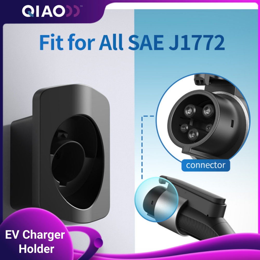 Ev Charger Wallbox - EV充電ケーブルホルダー タイプ1/J1772電気自動車充電ケーブルプラグ ウォールボックスマウント 充電ケーブルオーガナイザー 壁掛け式