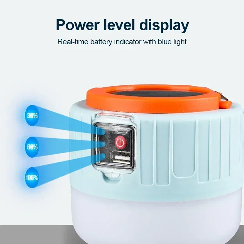 LED ソーラーキャンプライト電源銀行キャンプランタンリモコ - Renewable Energy Source のレビューと価格
