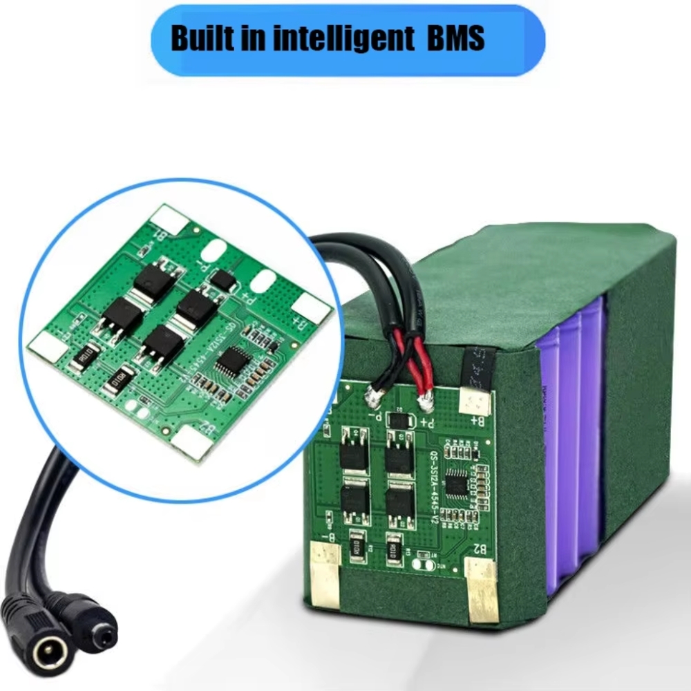 充電式 12V 18650 リチウム電池パック、BMS 付き - Renewable Energy Source のレビューと価格