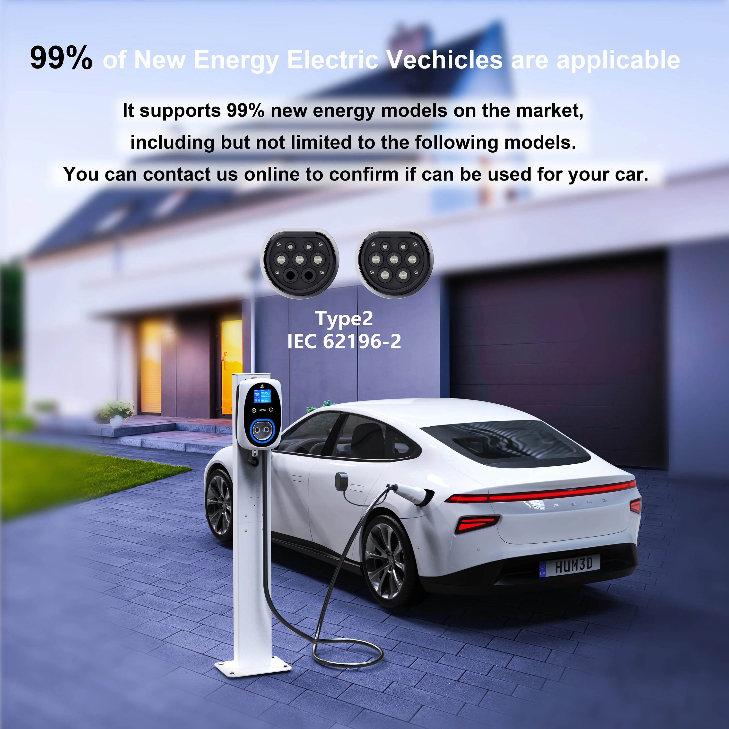 GWUYU EV充電器 32A 7.6KW EVSE ウォー - Ev Charger Wallbox のレビューと価格
