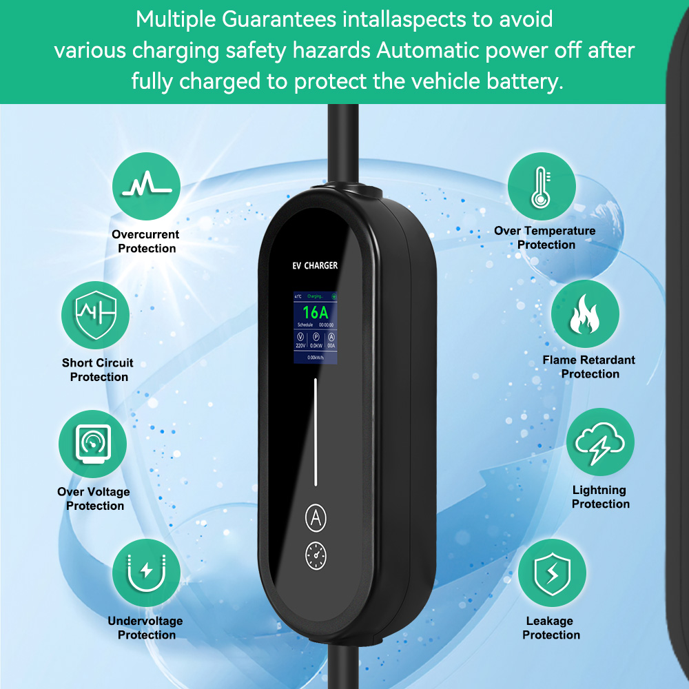 JDMEX 3.5KW ポータブルEV充電器 タイプ1 車用 - Ev Charger Wallbox のレビューと価格