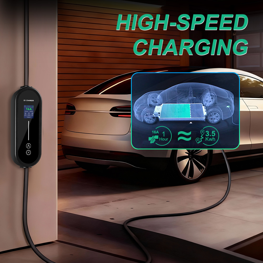 JDMEX 3.5KW ポータブルEV充電器 タイプ1 車用 - Ev Charger Wallbox のレビューと価格