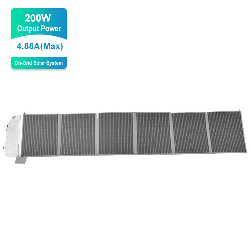 200Wポータブル折りたたみ式ソーラーパネルキット高効率23 - Off Grid Solar Kit のレビューと価格