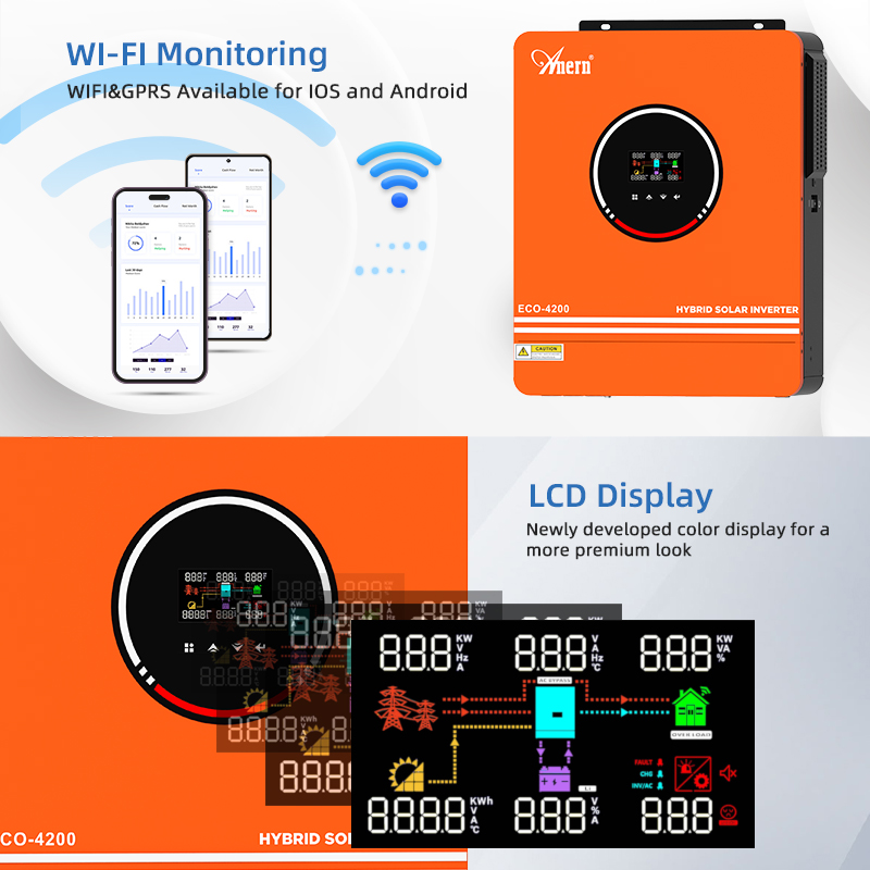 ソーラーオフグリッドインバーターハイブリッド 3600W 4 - Off Grid Solar Kit のレビューと価格