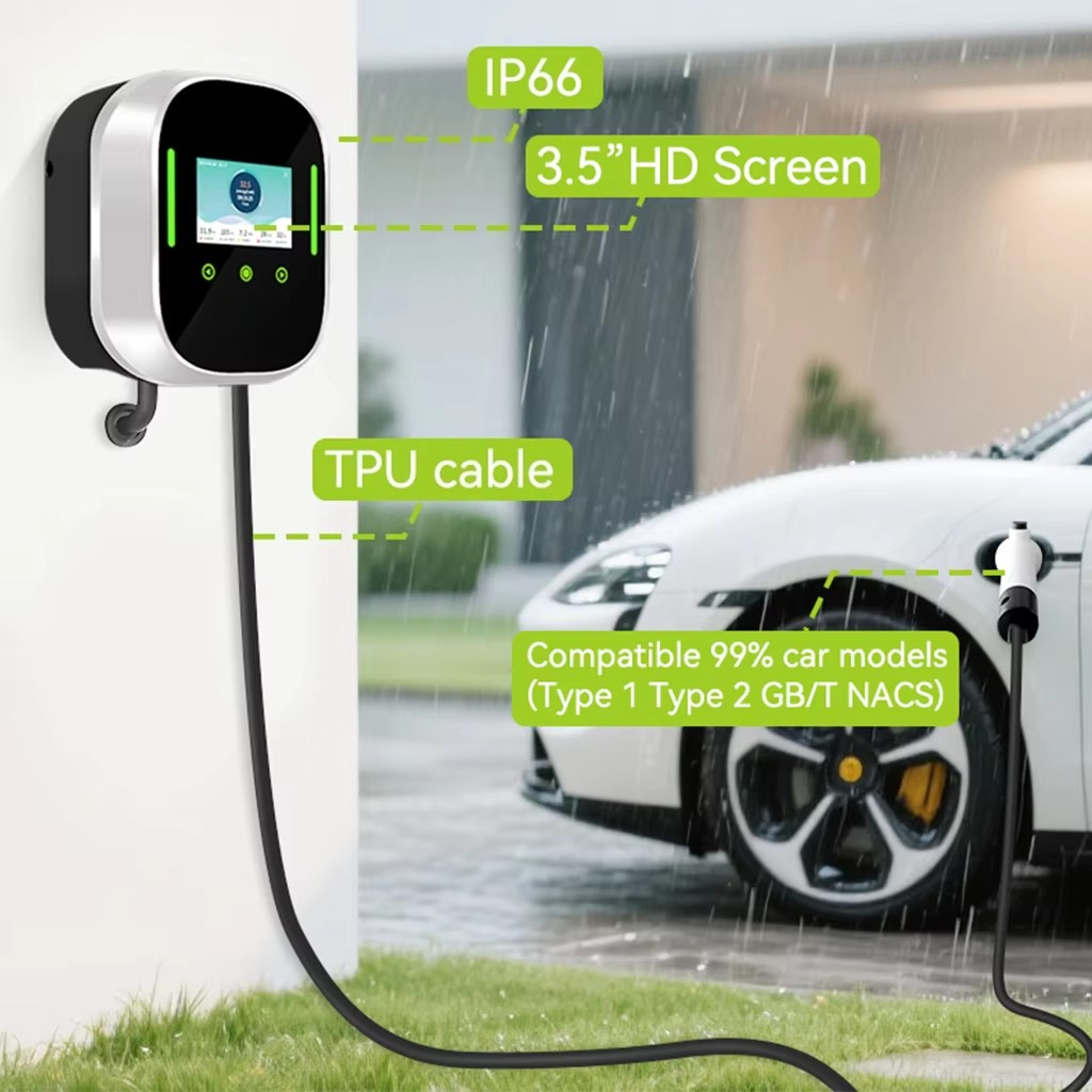 スマートEV充電器ウォールボックス 22kW 11kW 7k - Ev Charger Wallbox のレビューと価格