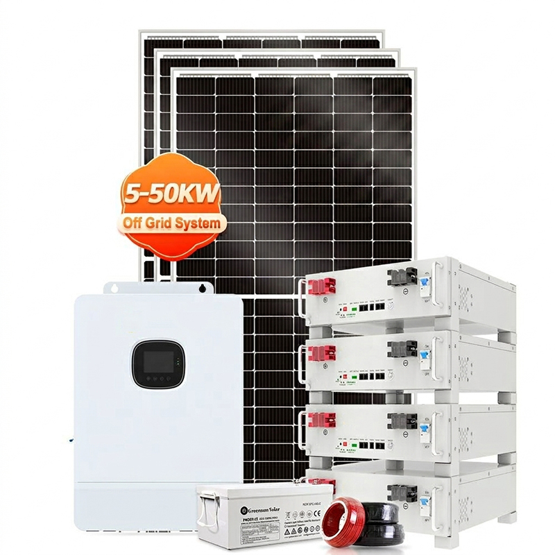 商用産業用太陽光発電システム 50KW 100KW 200K - Off Grid Solar Kit のレビューと価格